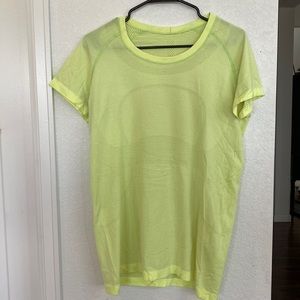 LULULEMON NEON SHIRT